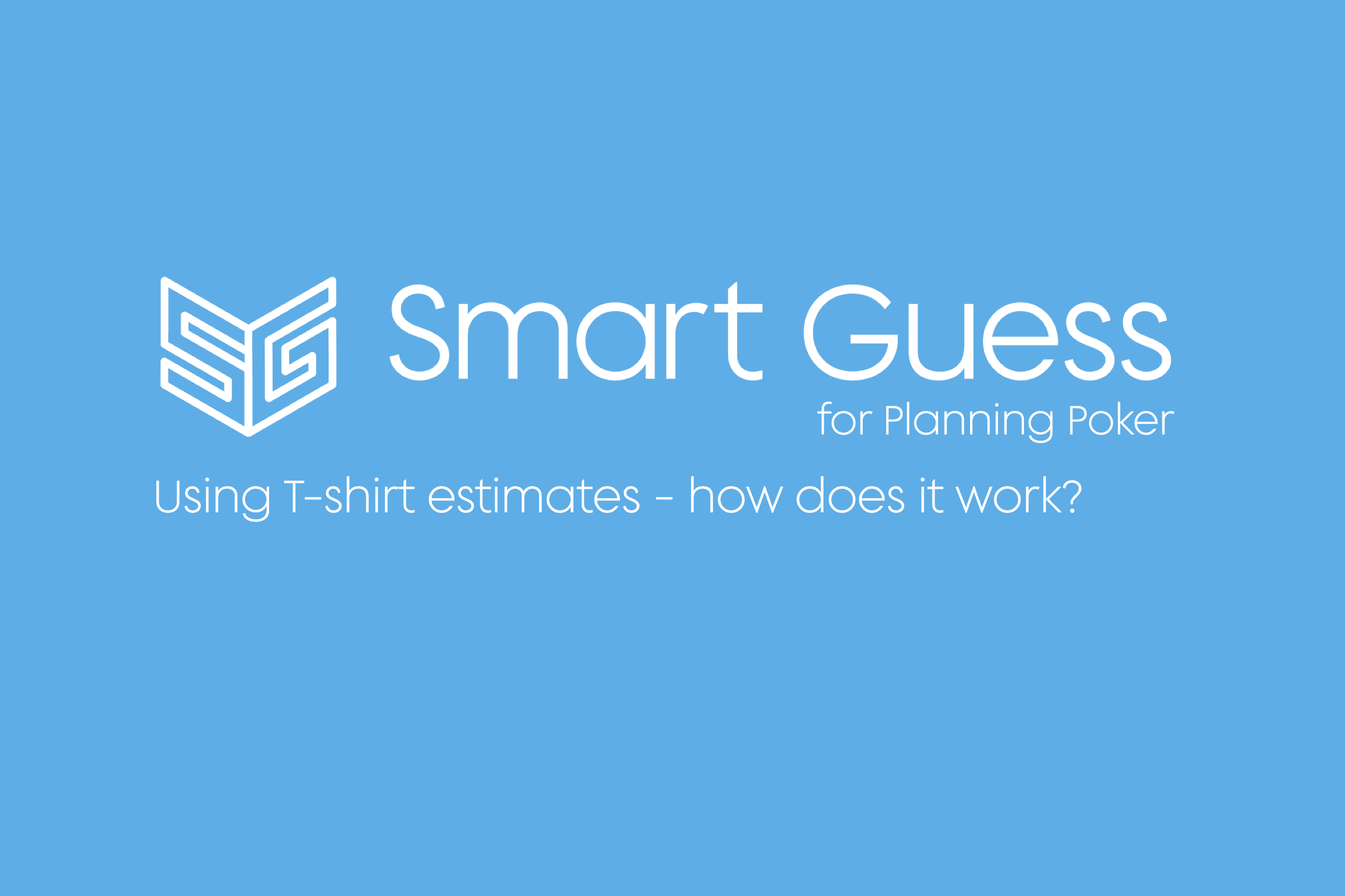 This video shows how T-shirt estimates in Smart Guess work